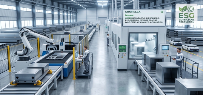 SHONELEA moderniza instalações de produção para promover revestimento em pó ecológico.